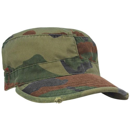Vintage Camo Fatigue Caps