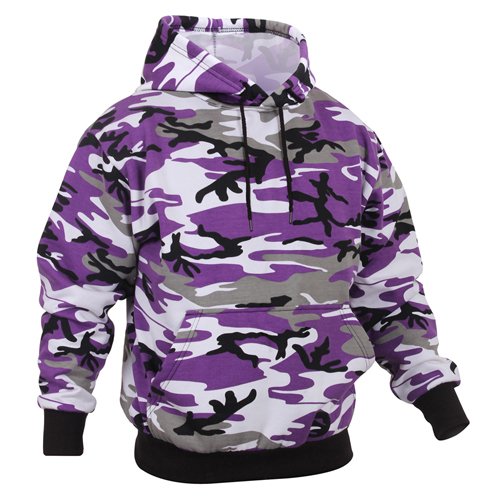 Camo Pullover Hooded Sweatshirt