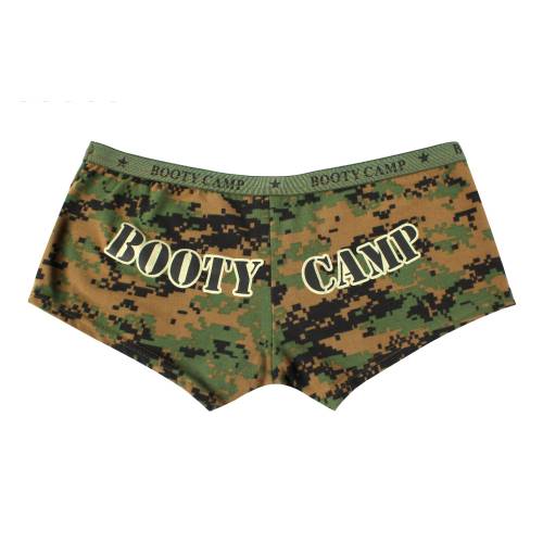 Womens Woodland Digital Booty Camp Shorts w/Tank Top