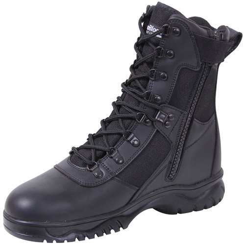Insulated 8 Inch Side Zip Tactical Boot