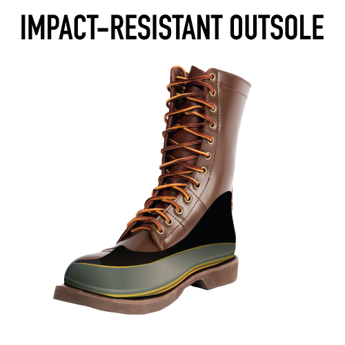 Leather Jump Boot - 10 Inches