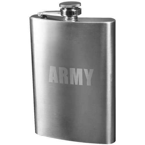 Army Engraved Stainless Steel Flasks