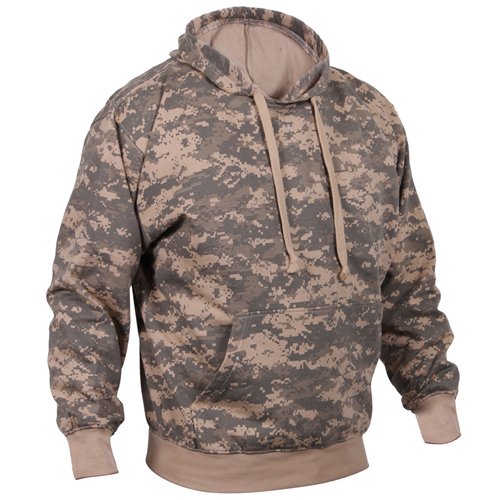 Camo Pullover Hooded Sweatshirt