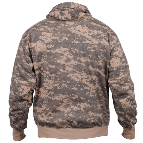 Camo Pullover Hooded Sweatshirt