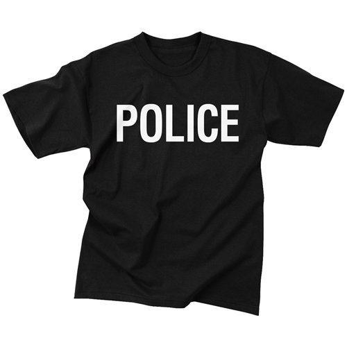 Mens 2-Sided Police T-Shirt