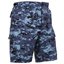 Mens Camo Poly/Cotton BDU Cargo Shorts