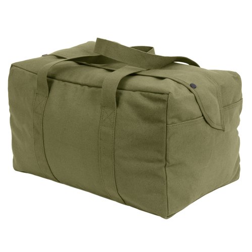 Ultra Force Canvas Small Parachute Black Cargo Bag