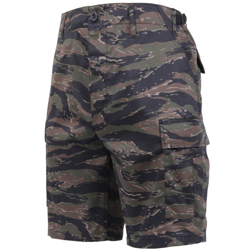 Mens Camo Poly/Cotton BDU Cargo Shorts