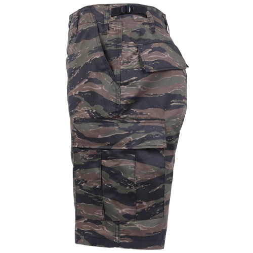 Mens Camo Poly/Cotton BDU Cargo Shorts