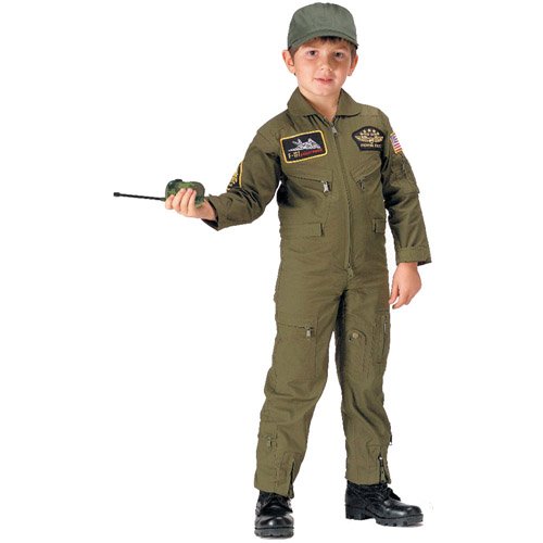 Kids Flight Coverall with Patches