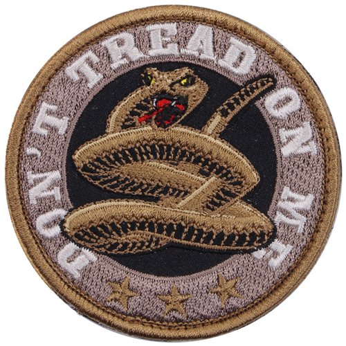Round Dont Tread On Me Morale Patch