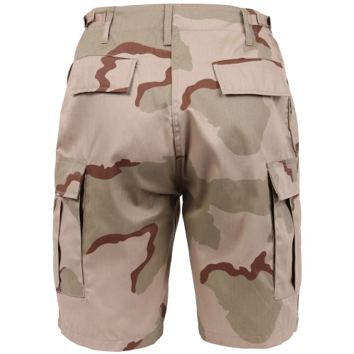 Mens Camo Poly/Cotton BDU Cargo Shorts