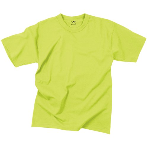 Mens Solid Color Polycotton Military T-Shirt