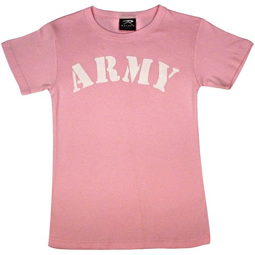 Womens Pink Army T-Shirt
