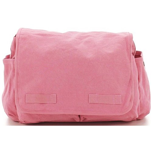 Vintage Washed Canvas Messenger Bag