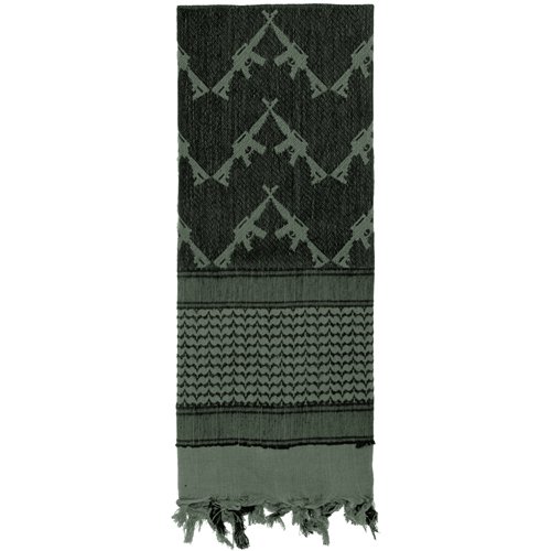 Tactical Desert Keffiyeh Scarf  Crossed Rifles