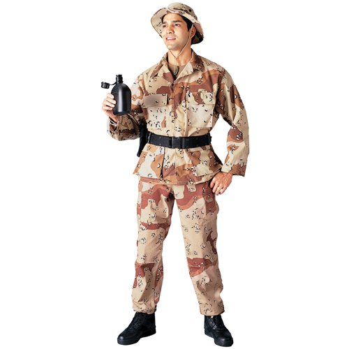 Mens Camo BDU Shirt