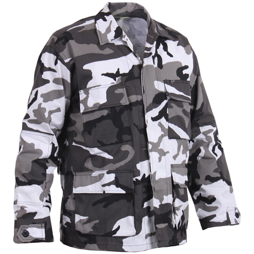 Mens Color Camo BDU Shirt
