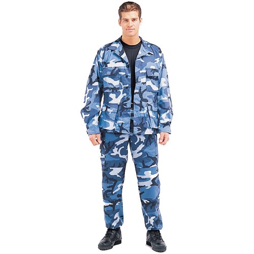 Mens Color Camo BDU Shirt