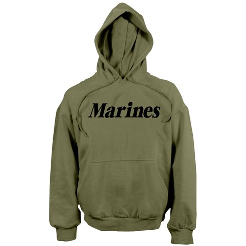 Mens Marines Pullover Hooded Sweatshirt