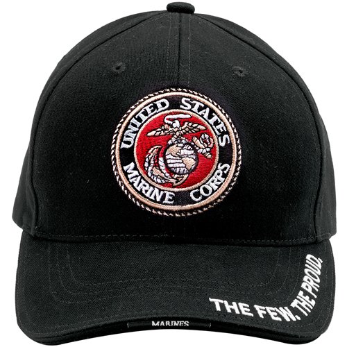 Deluxe Low Profile Cap with USMC Globe and Anchor Logo