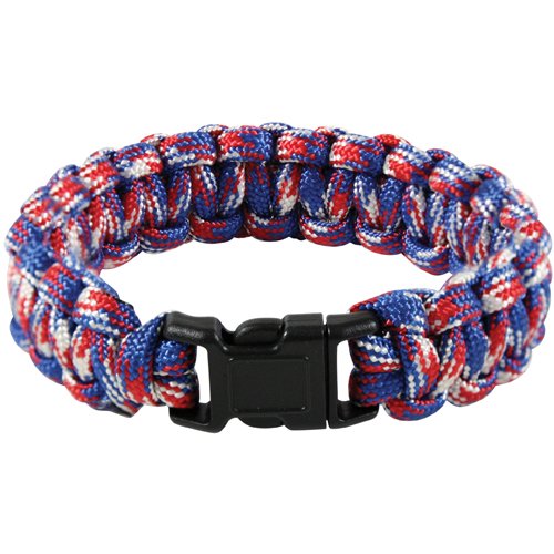 Multi-Colored Paracord Survival Bracelet