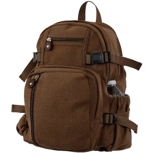 Vintage Canvas Mini Backpack