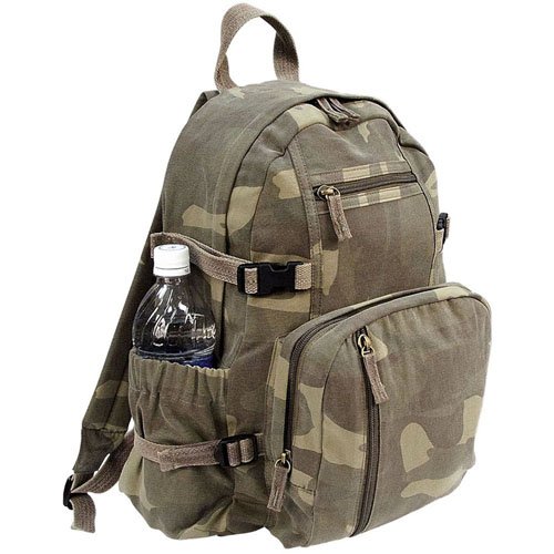 Vintage Canvas Mini Backpack