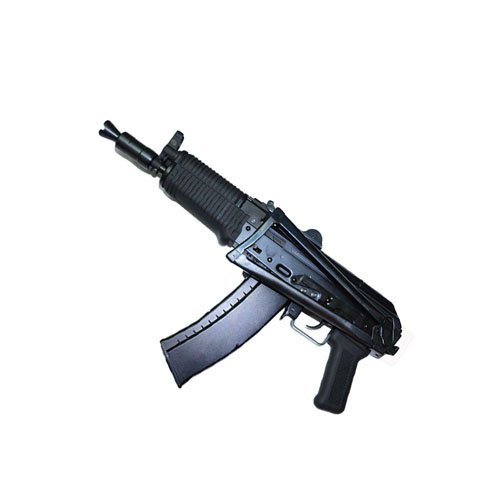 WE AK-74UN Gas Blow Back Black Airsoft Rifle