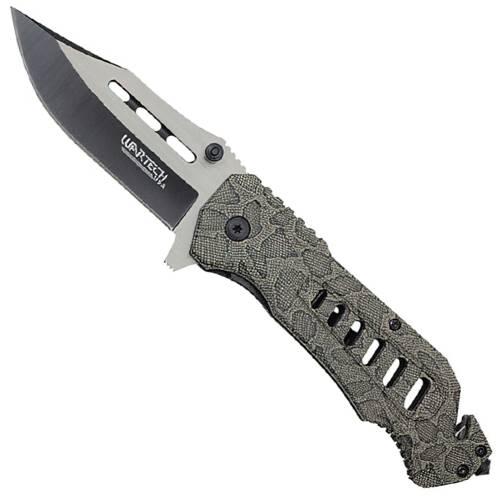 Stylish Assisted Folding Knife - Two Tone