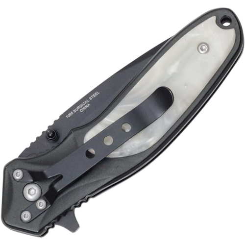 Buckshot 7.5'' Marble Handle Folding Knife