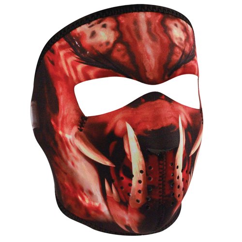 Zan Headgear Neoprene Slayer Masked Reverses to Unmasked Full Face Mask