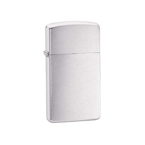 Zippo Slim Brushed Chrome Lighter