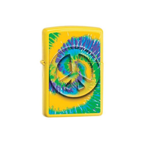 Zippo Tye Dye Lemon Matte Lighter