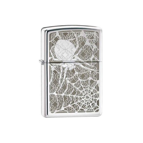 Zippo Hidden Spider High Polish Chrome Lighter