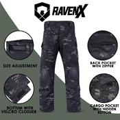 Raven X RipstopOps Tactical Knee Pad Pants