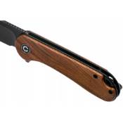 Unleash the Civivi Praxis Flipper Knife, showcasing a wooden handle, now at Gorillasurplus.com. Elevate your EDC with style and reliability in every cut.