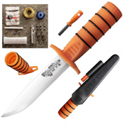 Survival Edge 4116 Steel Blade Fixed Knife w/ Kit