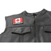 Fit In or Fuck Off Canada Flag Patch
