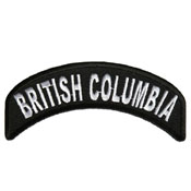 British Columbia State Patch 4x1.75 Inch