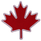 4x4 Inch Canada Maple Leaf Patch