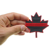 Canadian Maple Embroidered Leaf Patch
