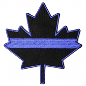 Canadian Maple Embroidered Leaf Patch