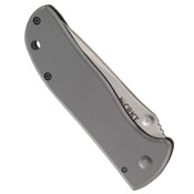 CRKT Drifter Stainless Steel Handle Folding Knife