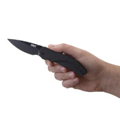 CRKT Argus Satin Plain Blade Folding Knife