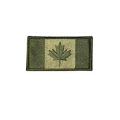 Small Canada 2 X 1 Inch Hook And Loop Backing Patch