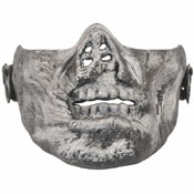 Zombie Skull Half Mask - TPU Plastic