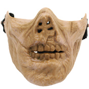 Zombie Skull Half Mask - TPU Plastic