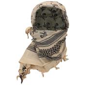 Skull Print Shemagh Tactical Scarf