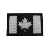 Reflective Canada Flag Embroidered Patch